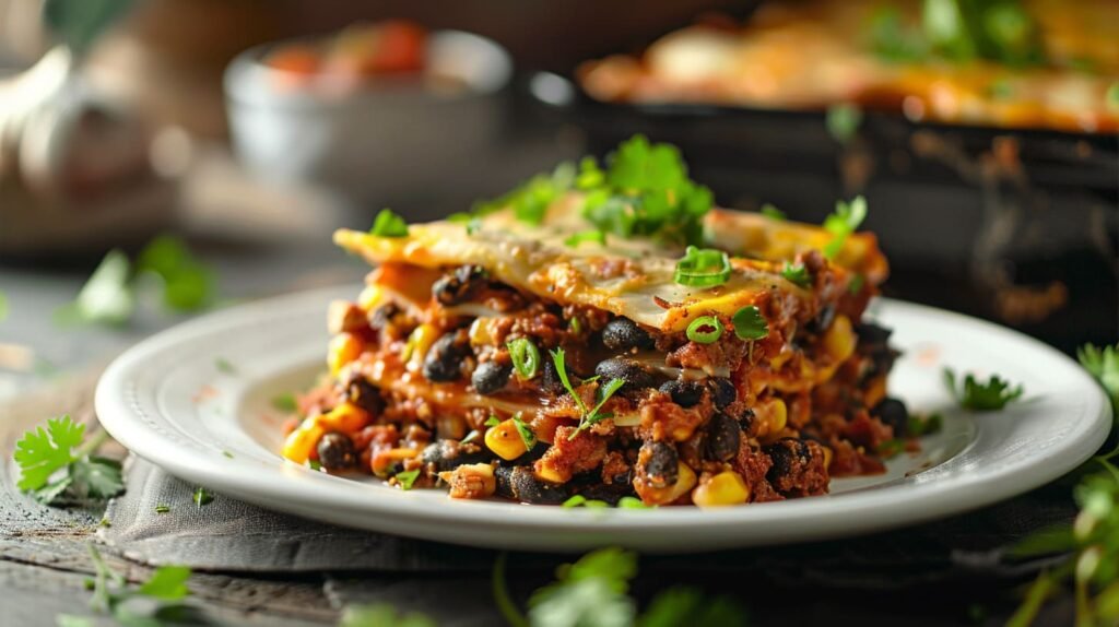 Vegetarian Mexican Lasagna Recipe – Easy & Delicious